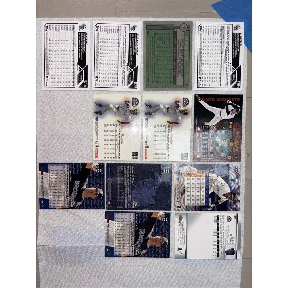 Colorado Rockies Card Lot + Larry Walker + Doyle + Trejo – 11 Cards